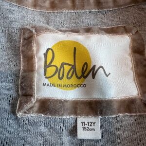 2x Mini Boden Long sleeve pointelle tops